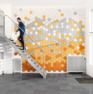 木丝吸音板喷漆搭配